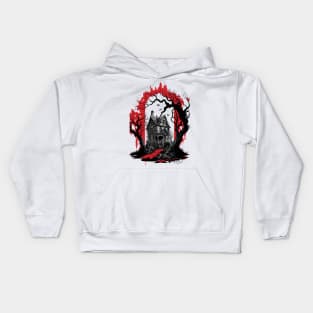 Creepy house Kids Hoodie